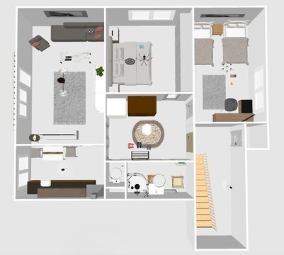 Byt 3+1 v Ivanovicích  na Hané, 75m2